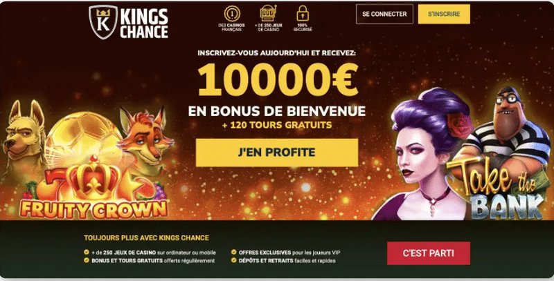 Présentation de casino instant