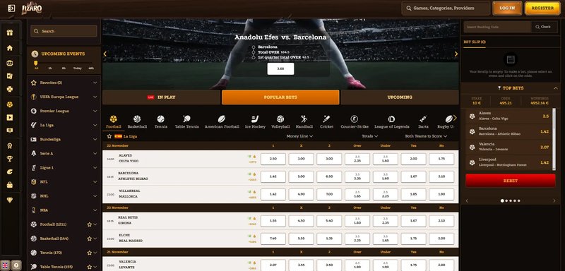 Découvrez les Offres Exclusives du Casino Lizaro en Ligne en France - aperçu