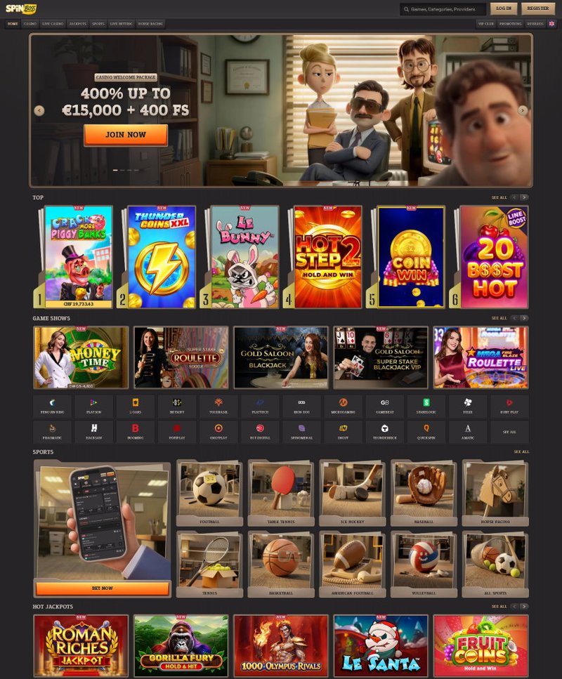 Learn about spinboss casino login