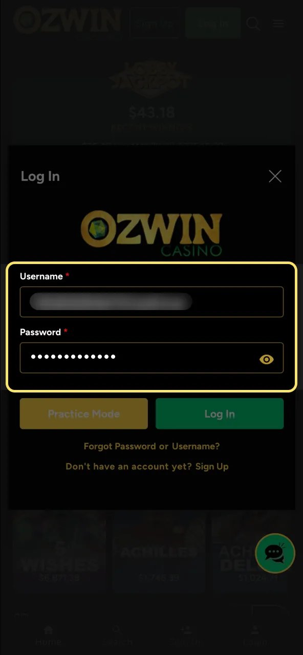 Australia - ozwin casino login